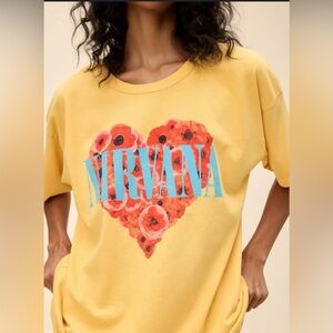 Daydreamer Yellow Nirvana Graphic T-Shirt